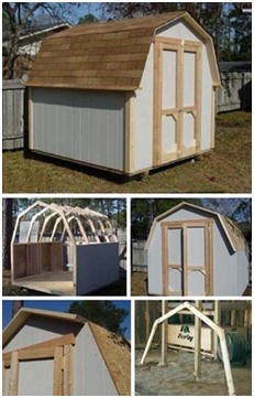 Planning on building a new shed? Use these free, do-it-yourself construction guides.