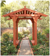 Free Arbor, Gazebo and Pergola Plans and Do-It-Yourself 