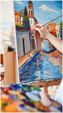 Paint Like an Artist - Learn how to use easy, quick-drying, inexpensive acrylic paints to create your own landscapes, seascapes, portraits, abstracts, still life scenes and more. Click for free, online lessons and step-by-step demonstrations by top artists.