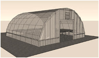 Free, 25' Wide Greenhouse Building Plans from The Canada Plan Service