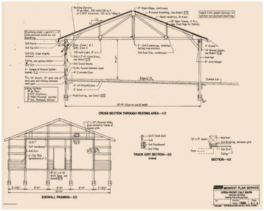 Free Barn and Agricultural Building Plans from the MidWest Plan Service