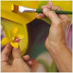 Today's Free Painting Lessons, Demonstrations, Tips and Techniques: Oil Paint Still Life Scenes and Flowers