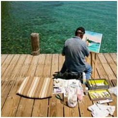 Today's Free Art Lessons, Demonstrations, Tips and Techniques: Plein Air Drawing and Painting